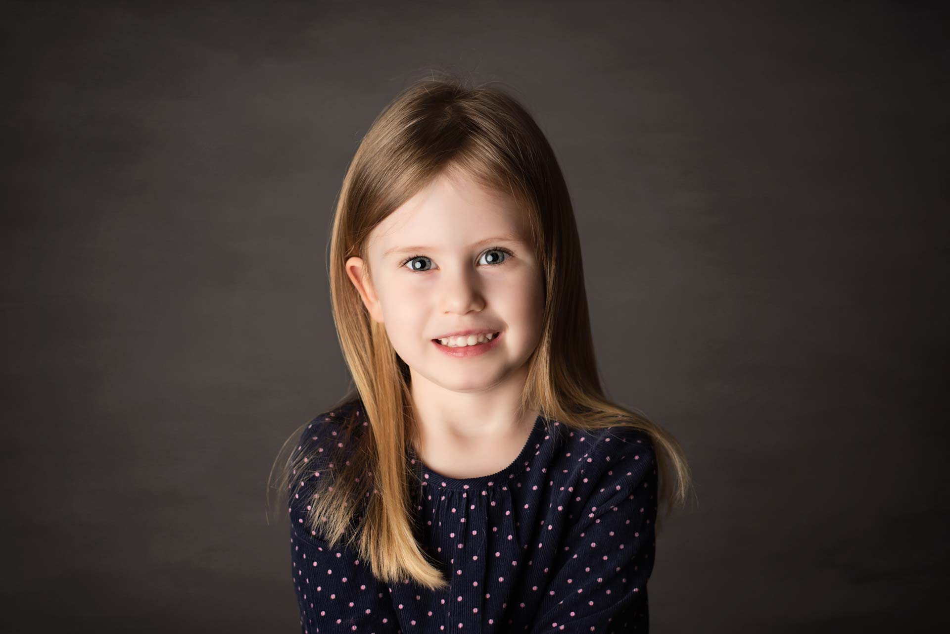 Acting Headshots Oxfordshire Child model poses for the photographer for her headshot
